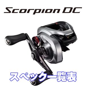 画像1: 【シマノ】21スコーピオンDC［SCORPION DC］シリーズ スペック一覧表