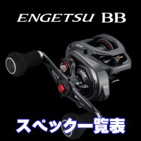 【シマノ純正】22炎月 BB [ENGETSU BB]シリーズ スペック一覧表