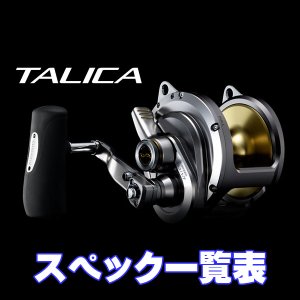 画像1: 【シマノ】26タリカ［TALICA］シリーズ スペック一覧表