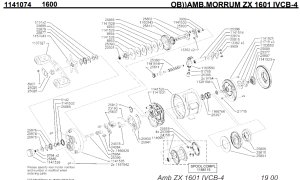 画像1: 【アブ純正お取り寄せパーツ：納期1ヶ月】MORRUM ZX 1601 IVCB-4　製品コード：1141074