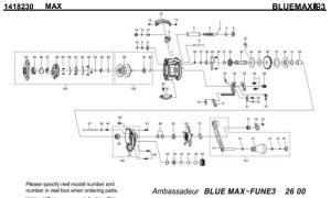 画像1: 【アブ純正お取り寄せパーツ：納期1ヶ月】BLUEMAX船3　製品コード：1418230