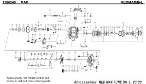 画像1: 【アブ純正お取り寄せパーツ：納期1ヶ月】REDMAX船-LPDF　製品コード：1286249