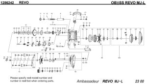 画像1: 【アブ純正お取り寄せパーツ：納期1ヶ月】SALTY STAGE REVO MJ-L　製品コード：1286242