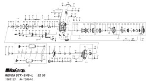 画像1: 【アブ純正お取り寄せパーツ：納期1ヶ月】23 REVO5 STX STX-SHS-L　製品コード：1565123