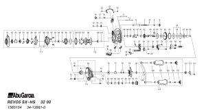 画像1: 【アブ純正お取り寄せパーツ：納期1ヶ月】23 REVO5 SX-HS　製品コード：1565154