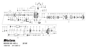 画像1: 【アブ純正お取り寄せパーツ：納期1ヶ月】23 REVO5 SX-HS-L　製品コード：1565155