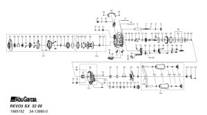 画像1: 【アブ純正お取り寄せパーツ：納期1ヶ月】23 REVO5 SX　製品コード：1565152