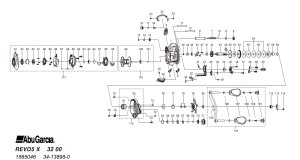 画像1: 【アブ純正お取り寄せパーツ：納期1ヶ月】23 REVO5 X　製品コード：1565046