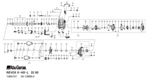 画像1: 【アブ純正お取り寄せパーツ：納期1ヶ月】23 REVO5 X-HS-L　製品コード：1565151