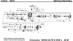 画像1: 【アブ純正お取り寄せパーツ：納期1ヶ月】18Revo エリート 8 IVCB-L　製品コード：1478316