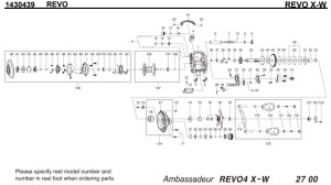 画像1: 【アブ純正お取り寄せパーツ：納期1ヶ月】18Revo X-W　製品コード：1430439