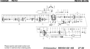 画像1: 【アブ純正お取り寄せパーツ：納期1ヶ月】18Revo SX-HS　製品コード：1430429