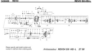 画像1: 【アブ純正お取り寄せパーツ：納期1ヶ月】18Revo SX-HS-L　製品コード：1430430