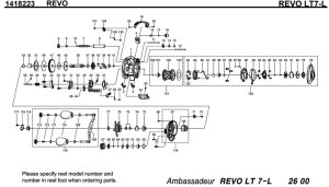 画像1: 【アブ純正お取り寄せパーツ：納期1ヶ月】Revo LT7-L　製品コード：1418223
