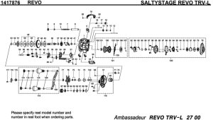 画像1: 【アブ純正お取り寄せパーツ：納期1ヶ月】Revo TRV-L　製品コード：1417876