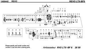 画像1: 【アブ純正お取り寄せパーツ：納期1ヶ月】Revo LTX-BF8　製品コード：1400442