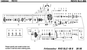 画像1: 【アブ純正お取り寄せパーツ：納期1ヶ月】Revo SLC-IB8　製品コード：1400444