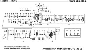 画像1: 【アブ純正お取り寄せパーツ：納期1ヶ月】Revo SLC-IB7-L　製品コード：1400447