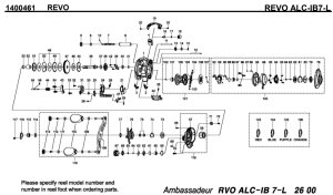 画像1: 【アブ純正お取り寄せパーツ：納期1ヶ月】Revo ALC-IB7-L　製品コード：1400461