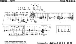 画像1: 【アブ純正お取り寄せパーツ：納期1ヶ月】Revo ALC-IB6-L　製品コード：1400463