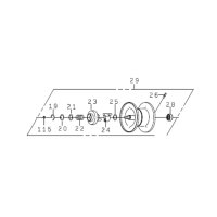 【ダイワ純正お取り寄せパーツ：納期1ヶ月】26シルバーウルフ CT SV TW PE SPECIAL用 純正スプール 製品コード：00631610 29番 スプール（19-28・115）部品コード：6Z028593
