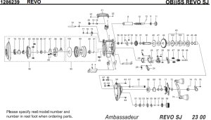 画像1: 【アブ純正お取り寄せパーツ：納期1ヶ月】SALTY STAGE REVO SJ　製品コード：1286239