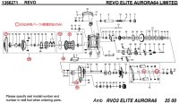 【アブ純正お取り寄せパーツ：納期1ヶ月】Revo Elite AURORA 64 LIMITED　製品コード：1366271