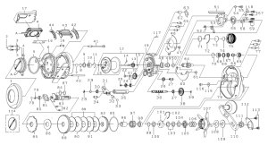 画像1: 【ダイワ純正お取り寄せパーツ：納期1ヶ月】25ソルティガIC 300-C　製品コード：00631592