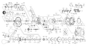 画像1: 【ダイワ純正お取り寄せパーツ：納期1ヶ月】25ソルティガIC 100PL-DH-C　製品コード：00631585