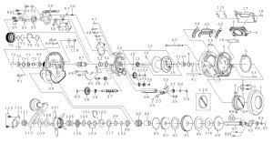 画像1: 【ダイワ純正お取り寄せパーツ：納期1ヶ月】25ソルティガIC 100L-C　製品コード：00631587