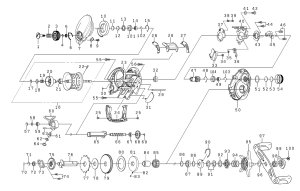 画像1: 【ダイワ純正お取り寄せパーツ：納期1ヶ月】26タトゥーラ BF TW 8.1R　製品コード：00630136