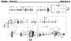 画像1: 【アブ純正お取り寄せパーツ：納期1ヶ月】2021年モデル DLC［MAX］MAX DLC H　製品コード：1536580