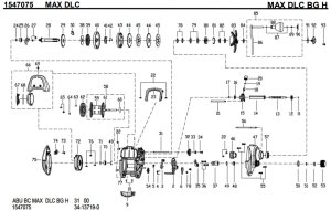 画像1: 【アブ純正お取り寄せパーツ：納期1ヶ月】2021年モデル DLC BG［MAX］ MAX DLC BG H　製品コード：1547075