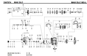 画像1: 【アブ純正お取り寄せパーツ：納期1ヶ月】2021年モデル DLC BG［MAX］ MAX DLC BG-L　製品コード：1547074