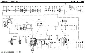 画像1: 【アブ純正お取り寄せパーツ：納期1ヶ月】2021年モデル DLC BG［MAX］ MAX DLC BG　製品コード：1547073