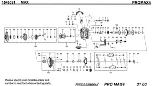 画像1: 【アブ純正お取り寄せパーツ：納期1ヶ月】2021年モデル プロマックス PROMAX4　製品コード：1548091