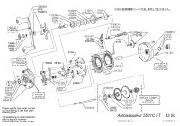 【アブ純正お取り寄せパーツ：納期1ヶ月】Ambassadeur 5501C Factory Tuned Black　製品コード：1592965