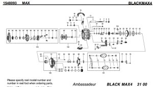 画像1: 【アブ純正お取り寄せパーツ：納期1ヶ月】2021年モデル ブラックマックス BLACKMAX4　製品コード：1548093