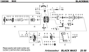 画像1: 【アブ純正お取り寄せパーツ：納期1ヶ月】2016年モデル ブラックマックス BLACKMAX3　製品コード：1365366
