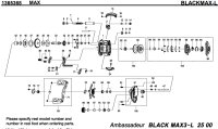 【アブ純正お取り寄せパーツ：納期1ヶ月】2016年モデル ブラックマックス BLACKMAX3-L　製品コード：1365368