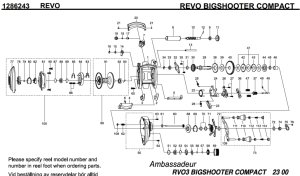 画像1: 【アブ純正お取り寄せパーツ：納期1ヶ月】Revo BIGSHOOTER COMPACT　製品コード：1286243