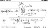 【アブ純正お取り寄せパーツ：納期1ヶ月】ディサイダー 7 DECIDER7　製品コード：1366273
