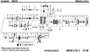 画像1: 【アブ純正お取り寄せパーツ：納期1ヶ月】Revo LTX-L　製品コード：1242949
