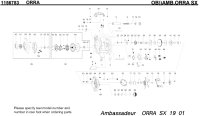 【アブ純正お取り寄せパーツ：納期1ヶ月】ORRA SX　製品コード：1156783