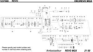 画像1: 【アブ純正お取り寄せパーツ：納期1ヶ月】Revo MGX　製品コード：1237069