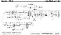 【アブ純正お取り寄せパーツ：納期1ヶ月】Revo ALT-HS-L　製品コード：1260921