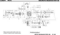 【アブ純正お取り寄せパーツ：納期1ヶ月】Revo BIGSHOOTER HS　製品コード：1239079
