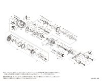 【シマノ純正お取り寄せパーツ：納期1ヶ月】26カルカッタコンクエスト DC 200XG RIGHT　商品コード：048752