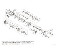 【シマノ純正お取り寄せパーツ：納期1ヶ月】26カルカッタコンクエスト DC 200PG RIGHT　商品コード：048714