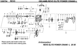 画像1: 【アブ純正お取り寄せパーツ：納期1ヶ月】Revo ELITE POWER CRANK-L　製品コード：1205754